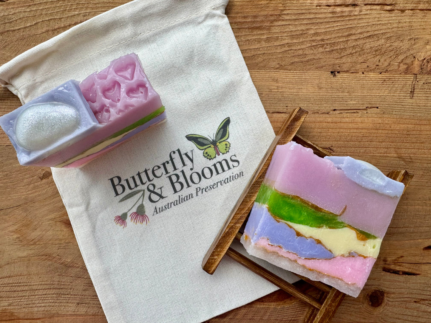 ‘Sparkle Like OPALITE’ Artisan Soap with Holder